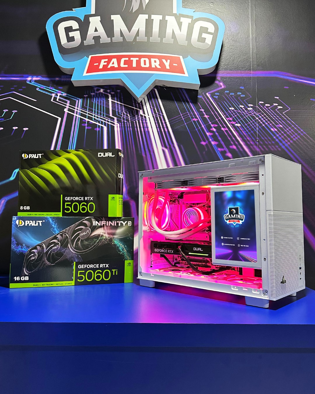 TORRE KILLER/ CORE i7 12700KF/360mm/B760M/RAM 32 GB/DISCO 1TB/ RTX 5060 TI