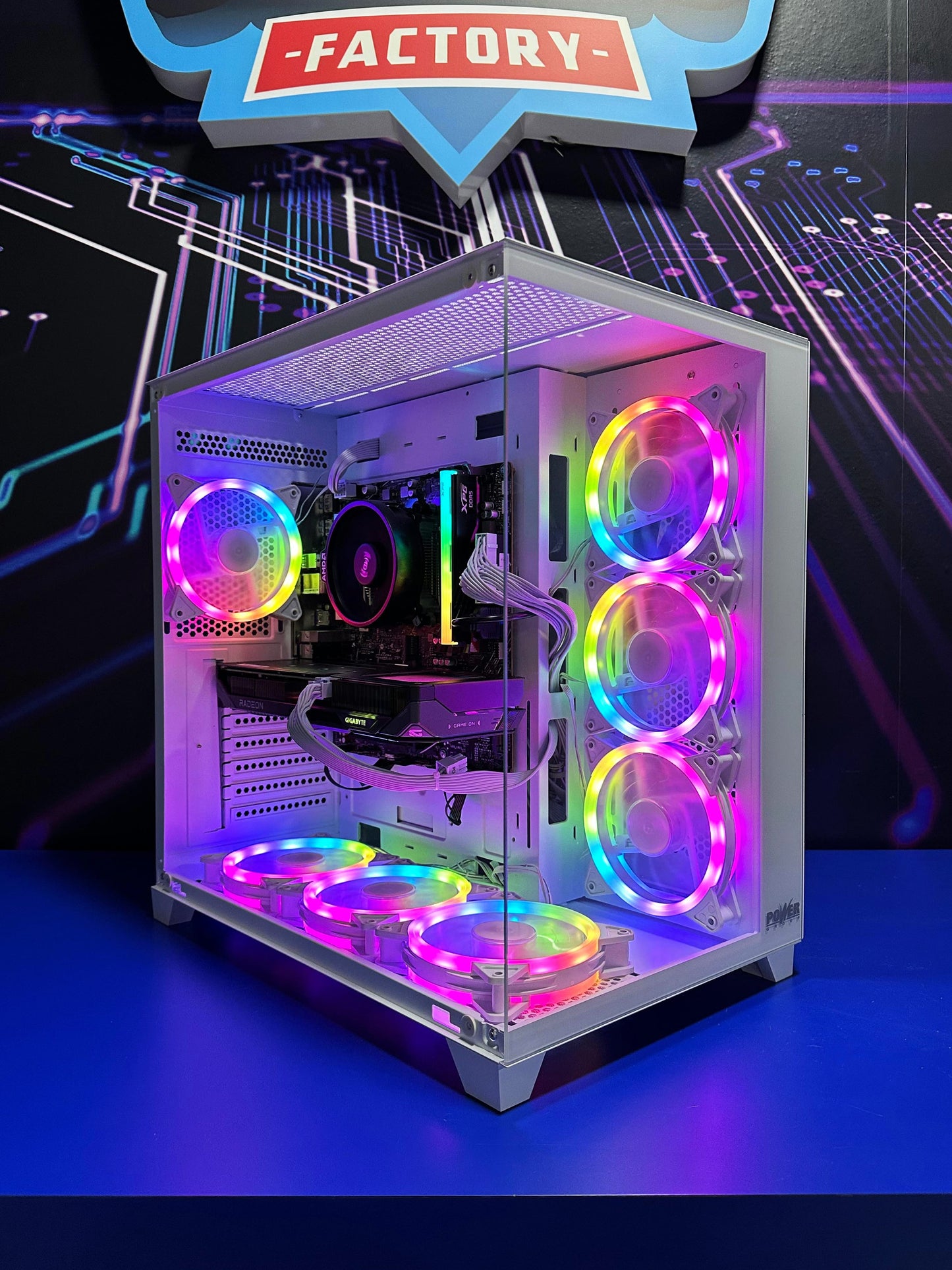 PC TORRE HYDRA| Ryzen 78700F| B650M|RAM 16GB|SSD512|RX9060XT 8GB |MONITOR 25"|COMBO TECLADOY MOUSE