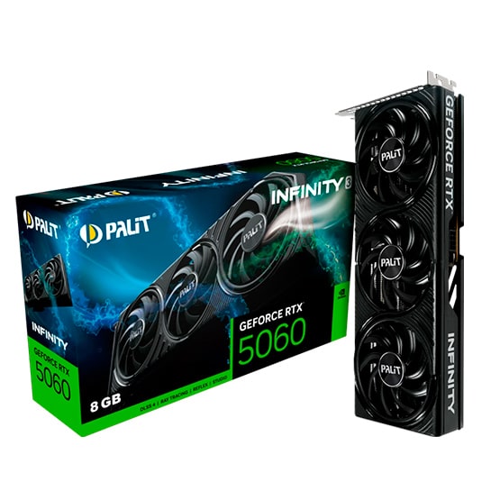 GeForce RTX™ 5060 PALIT INFINITY 3FAN 8GB | NVDIA