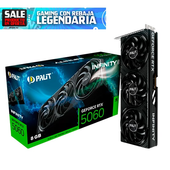 GeForce RTX™ 5060 PALIT INFINITY 3FAN 8GB | NVDIA