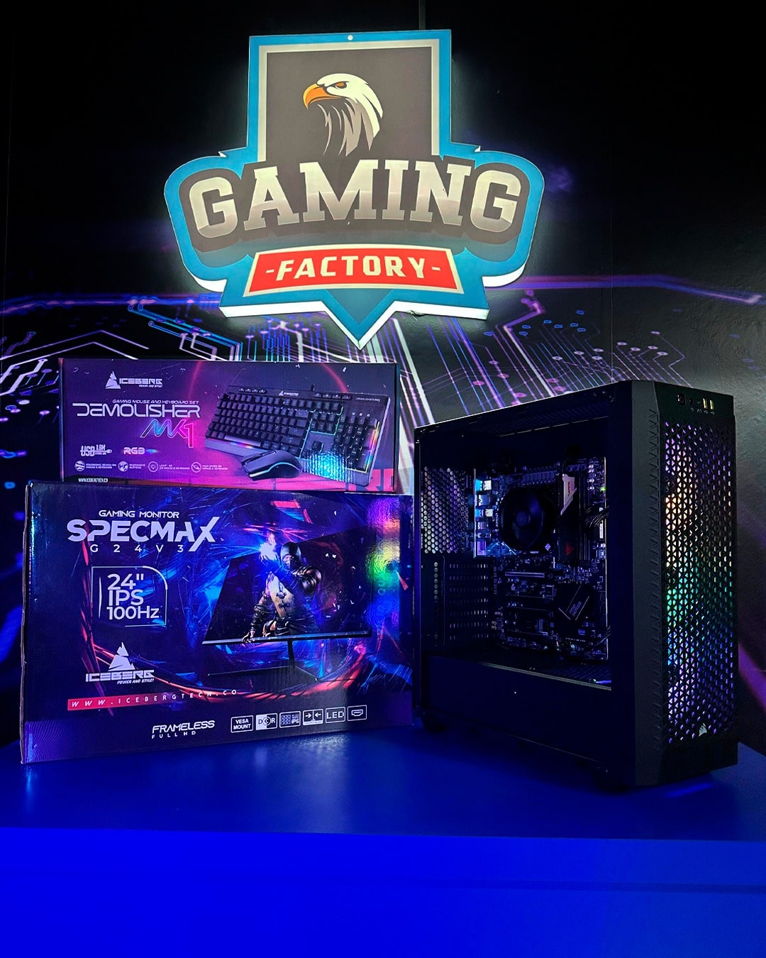 PC COMBO Celestia| rRyzen 5 8500G|B650|RAM16GB|SSD1TB– Rendimiento, estilo y experiencia completa 🌟