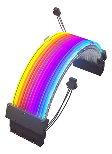 Extensor ARGB para cable de GPU, CPU y ATX | Disponible en Blanco y negro
