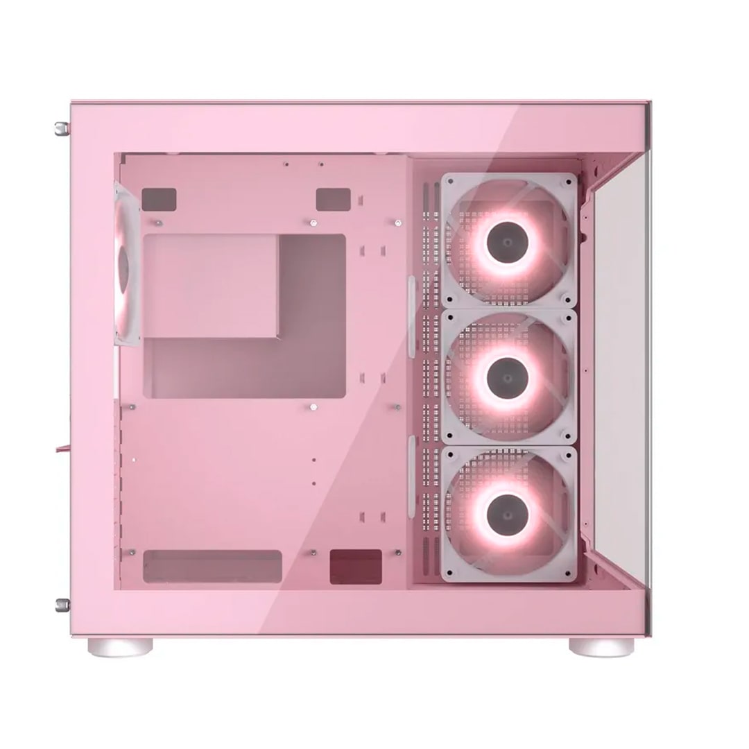 Chasis FV150 RGB – Edición Rosa | Cougar | Dual‑Chamber Mid Tower ARGB