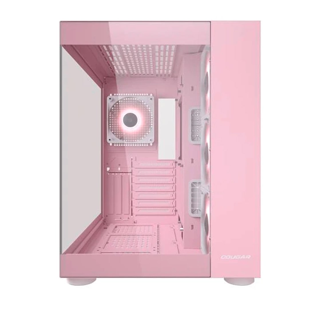 Chasis FV150 RGB – Edición Rosa | Cougar | Dual‑Chamber Mid Tower ARGB