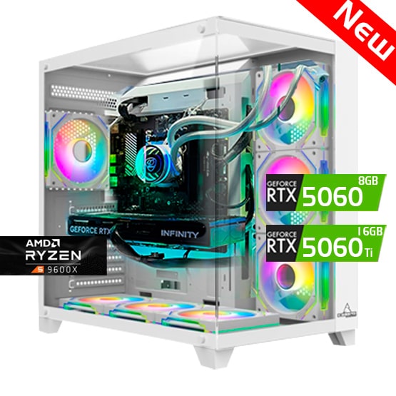 TORRE PC BANSHEE/Ryzen 5 9600X/B650M/RAM 32GB/ DISCO 1TB/RTX 5060 TI 16GB