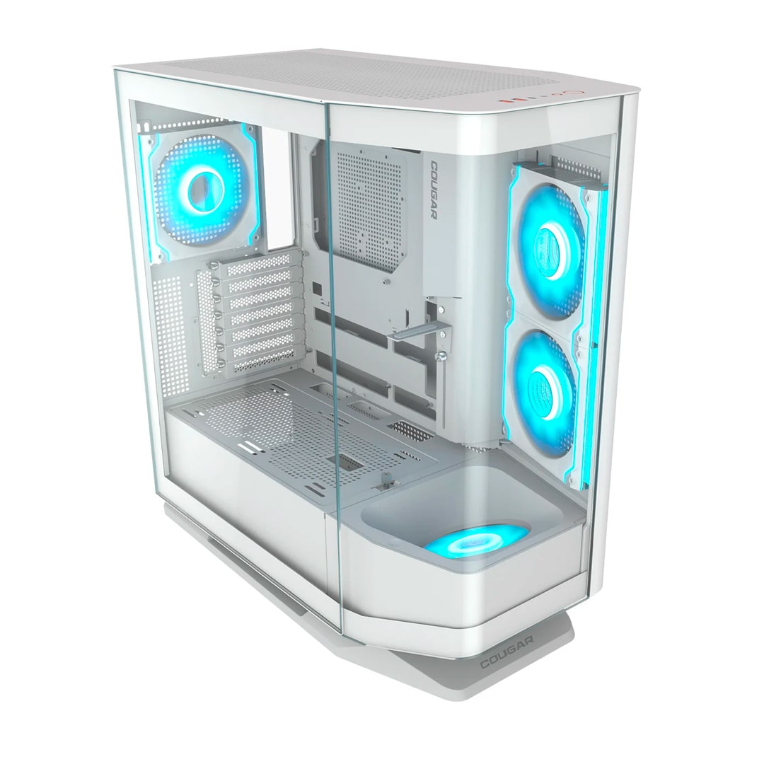 Chasis Cougar FV270 RGB | Alto Flujo y Diseño Panorámico para PC de Alto Desempeño