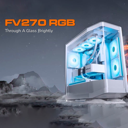 Chasis Cougar FV270 RGB | Alto Flujo y Diseño Panorámico para PC de Alto Desempeño