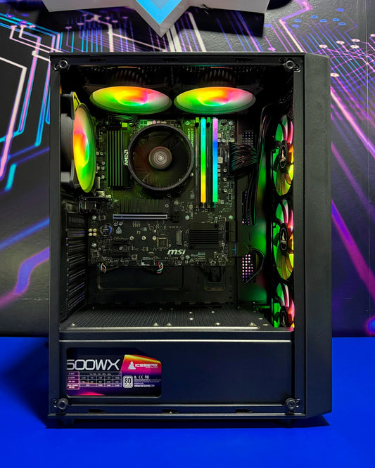 Torre Alfa: Ryzen 7 5700G - Board B550M Wifi - RAM DDR4 16GB - M.2 500GB - Radeon Integrados