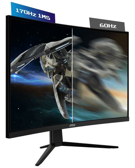 Monitor 27” Curvo WQHD – 170Hz FreeSync HDR Ready-Inmersión total con cada partida