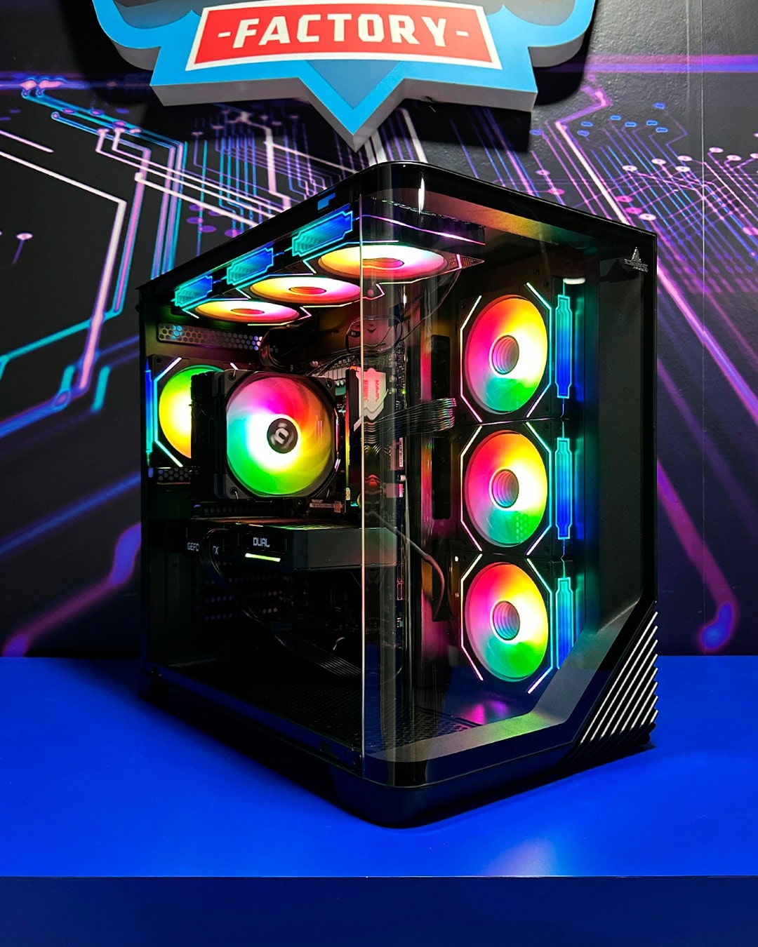 PC COMBO VOLD/ Ryzen 5 7600-UX200-RAM16GB-SSD1TB-RTX5060 8GB/ Monitor 25"/ Teclado y Mouse RGB