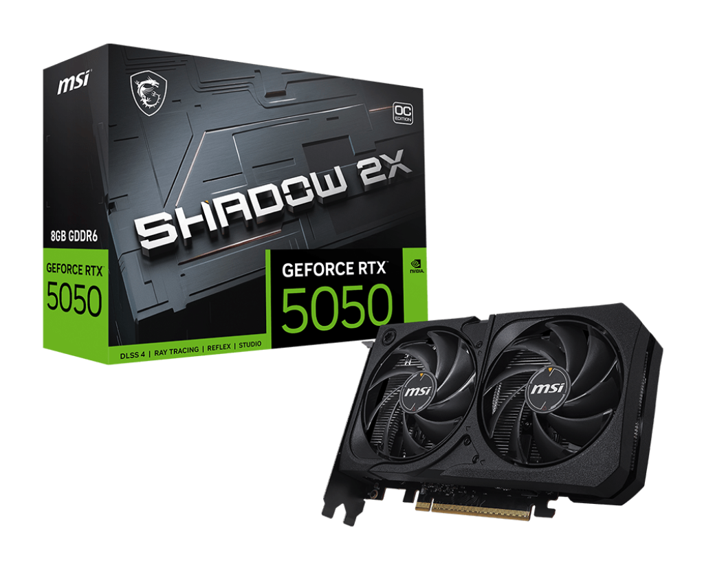 Nvidia GeForce RTX™ 5050 MSI Shadow 2X 8GB