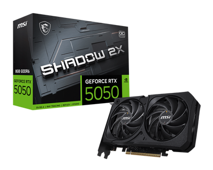 Nvidia GeForce RTX™ 5050 MSI Shadow 2X 8GB