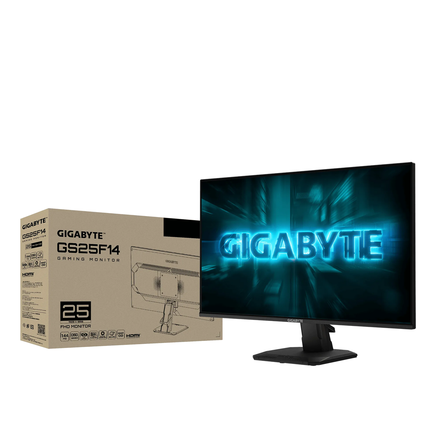 Monitor Gigabyte GS25F14 25' | 144Hz | 1ms | HDR | Full HD