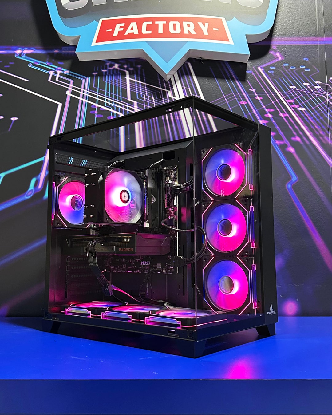 TORRE SPECTRE|Ryzen7 5700X/B550M/RAM32GB/SSD1TB/RX9060XT16GB