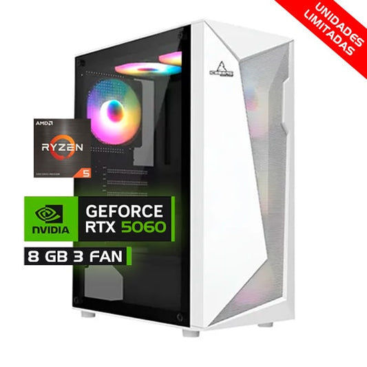 TORRE PC SHALOW| RYZEN 5 5500| A520MK|16 GB| SSD 1TB| RXT 4060 8GB