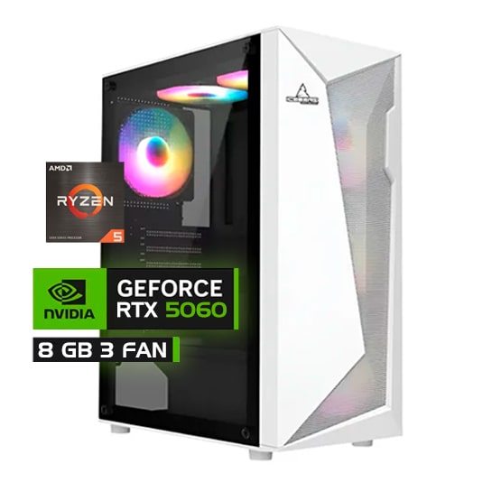 TORRE PC SHALOW| RYZEN 5 5500| A520MK|16 GB| SSD 1TB| RXT 4060 8GB