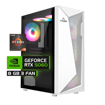 TORRE PC SHALOW| RYZEN 5 5500| A520MK|16 GB| SSD 1TB| RXT 4060 8GB