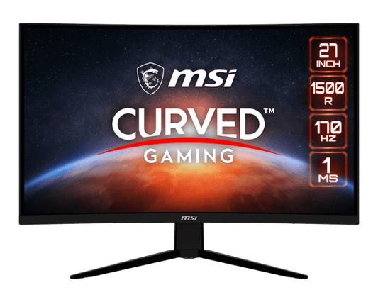 Monitor 27” Curvo WQHD – 170Hz FreeSync HDR Ready-Inmersión total con cada partida