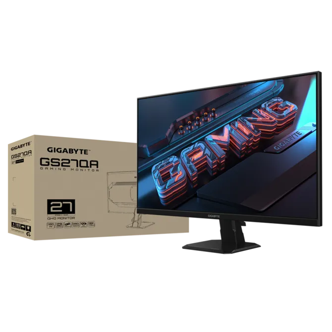 Monitor Gigabyte GS27QA | 27' | 180Hz | 1ms | HDR | 2k 1440P |