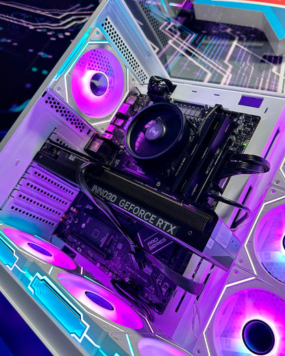 Combo Vulkan: Ryzen 7 8700F - Board B650 Pro WIFI - 16GB DDR5 - M.2 1TB - 700W 80+ Bronze - Monitor 27' 100Hz 1ms - Combo teclado y mouse