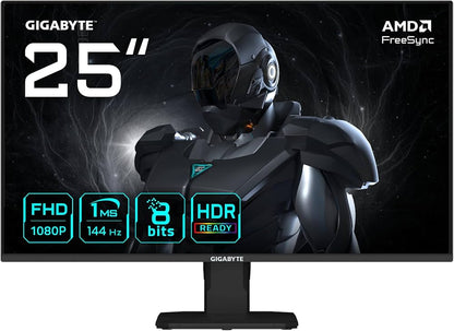 Monitor Gigabyte GS25F14 25' | 144Hz | 1ms | HDR | Full HD
