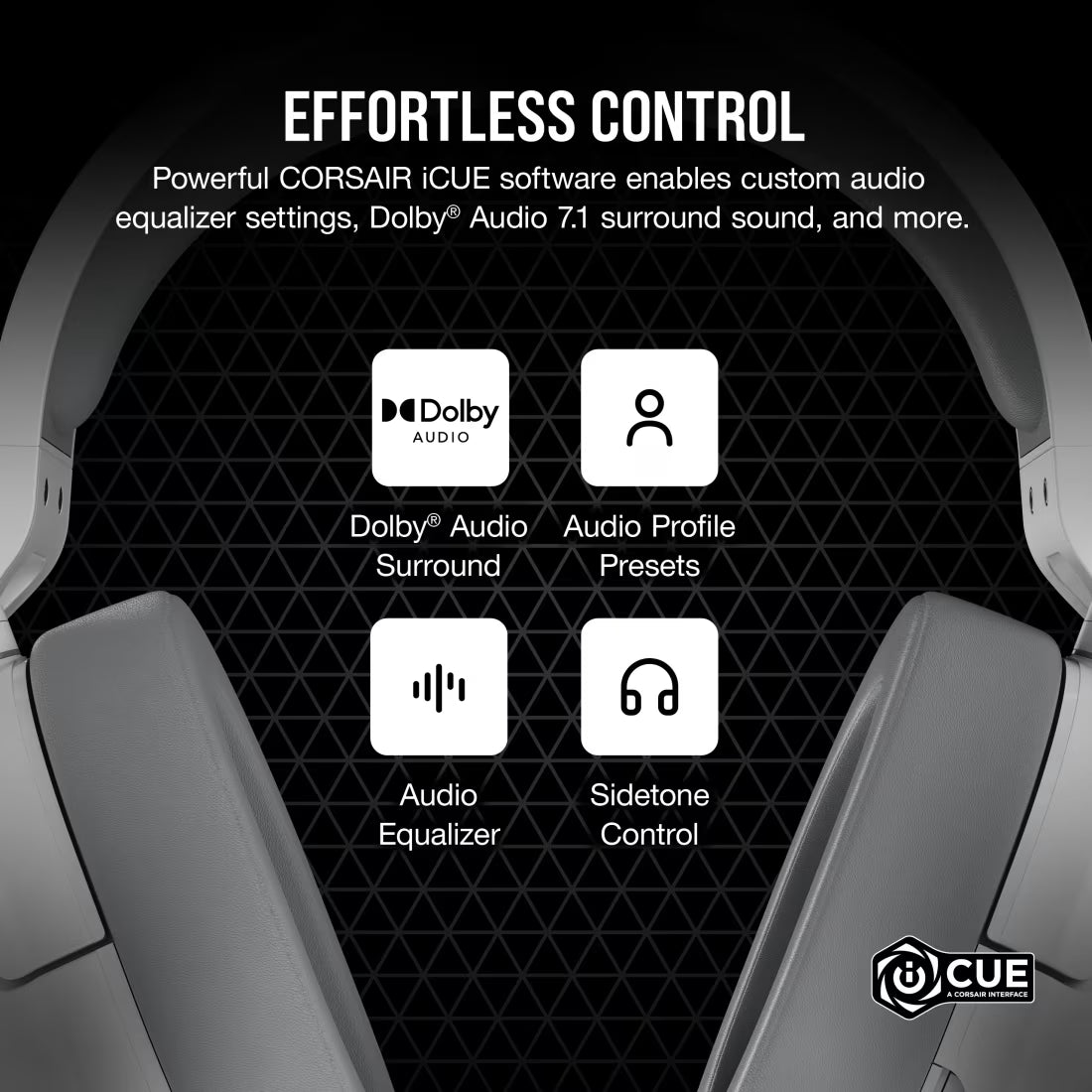 Diadema Gamer Corsair HS55 Surround V2 White