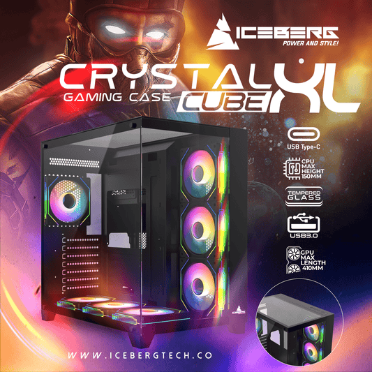 TORRE SPECTRE|Ryzen7 5700X/B550M/RAM32GB/SSD1TB/RX9060XT16GB