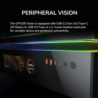 Chasis Cougar CFV235 | Pantalla de 9.16' integrada | Diseño panorámico | Chasis de alta gama