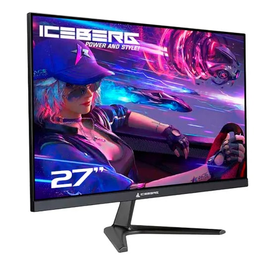 Computer Monitor Pro Ice Monitor Iceberg 27” IPS Full HD | 100Hz | 1ms – Gaming Factory
