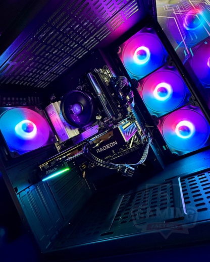 Torre Apex Pro: Ryzen 7 8700F - B650M Wifi - 16GB DDR5 - M.2 512GB - AMD RX 9060XT 16GB