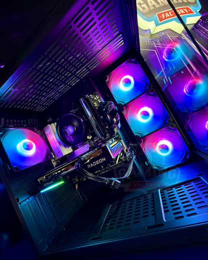 Torre Apex Pro: Ryzen 7 8700F - B650M Wifi - 16GB DDR5 - M.2 512GB - AMD RX 9060XT 16GB