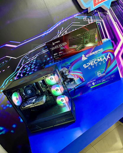 Combo Havoc: Ryzen 7 5700 - Board B550M WIFI - RAM DDR4 16GB - M.2 512GB - RTX 3050 6GB - Monitor 27 100Hz 1ms - Combo teclado y mouse RGB