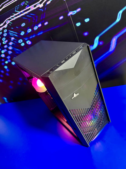 Combo Spartan: Ryzen 5 5500 - Board B550M Wifi - RAM DDR4 16GB - M.2 512GB - AMD RX 7600 8GB - Monitor 27' 120Hz FHD - Teclado y mouse