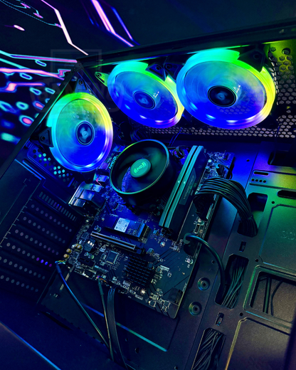 Torre Stinger: Ryzen 5 8600G - Board A620M EVO - RAM DDR5 2x8 16GB - M.2 512GB - 650W Bronze