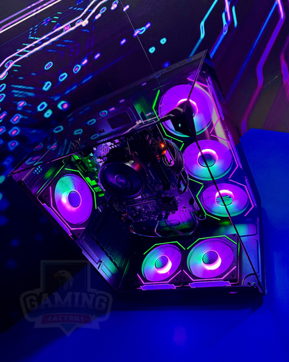 Combo Bullet: Ryzen 7 8700G - Board A620M EVO - RAM 16GB 2x8 DDR5 - M.2 512GB Gen4 - 650W Bronze - Monitor 27' 120Hz - Teclado y Mouse RGB