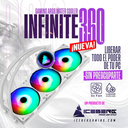Refrigeración Liquida |Argb Iceberg Infinite 360 Blanco
