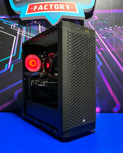 PC COMBO NEXUS/ Ryzen 5 5500-B450M-RAM16GB-SSD512GB-RTX3050 6GB/ Monitor 25"/ Teclado y Mouse RGB