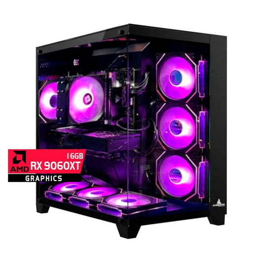TORRE SPECTRE|Ryzen7 5700X/B550M/RAM32GB/SSD1TB/RX9060XT16GB