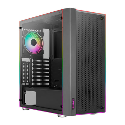 Chasis Skribble| AeroCool| Torre Mid‑Tower ARGB con paneles “dibuja y brilla”