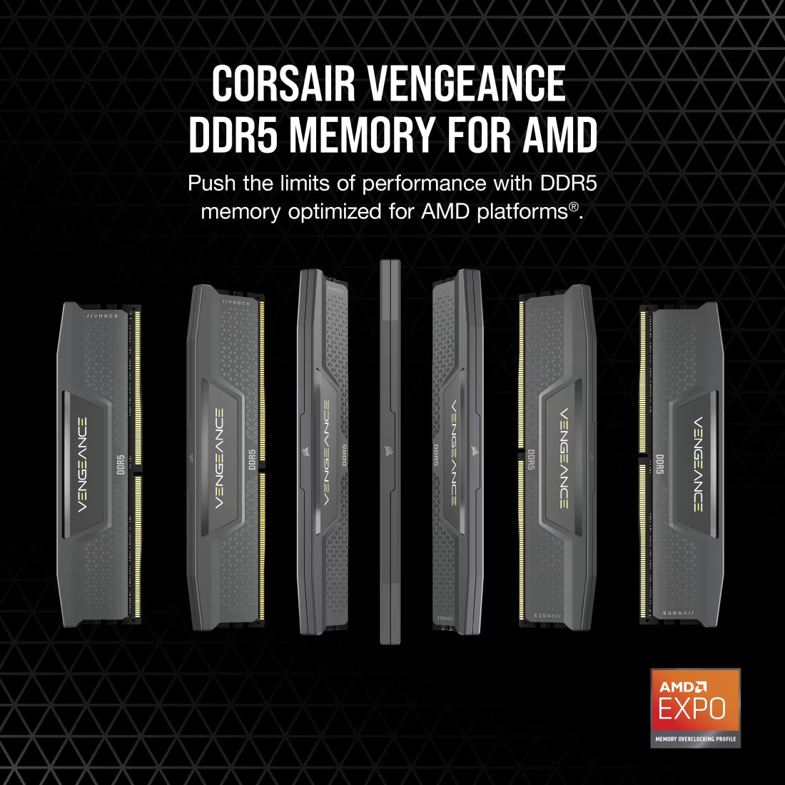 Memoria RAM DDR5 16GB (1x16) 6000MT/s CL36 Corsair Vengeance