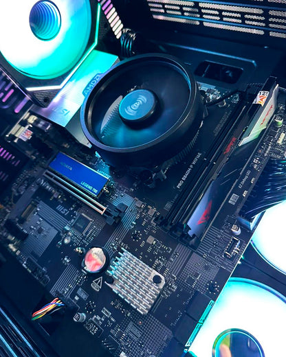 Combo Revolution: Ryzen 5 8500G - Board MSI B840M Wifi6 - RAM 16GB DDR5 - M.2 512GB - Monitor 24' 100Hz 1ms - Combo teclado y mouse