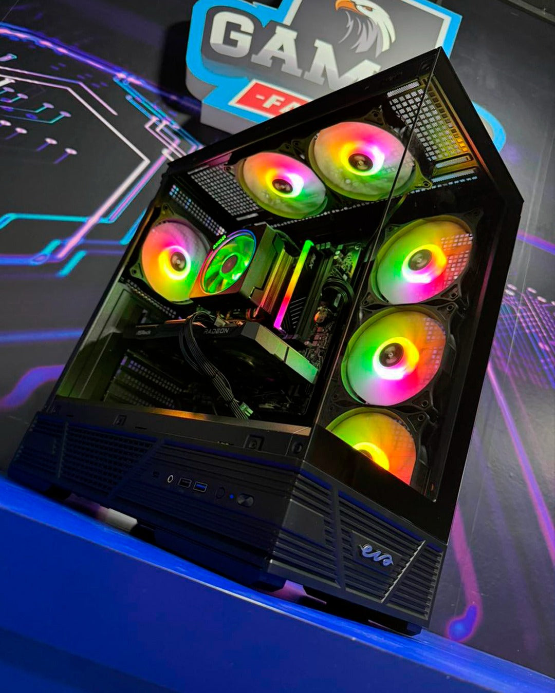 Combo Doom: Ryzen 7 5800XT - Board B550M Wifi - RAM 16GB - M.2 1TB - RTX 5060 8GB / RX 7600 - Monitor 25'' 200Hz - Teclado y mouse