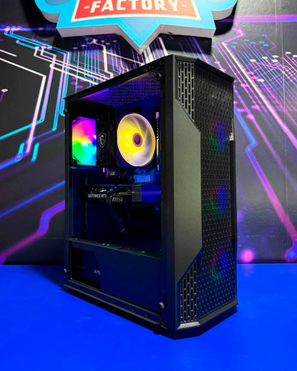 Combo Fire: Ryzen 7 5700X - Cooler MSI - B550M WIFI - 16GB DDR4 - M.2 480GB - Escoge la gráfica - TUF 24' 180Hz - Teclado y mouse