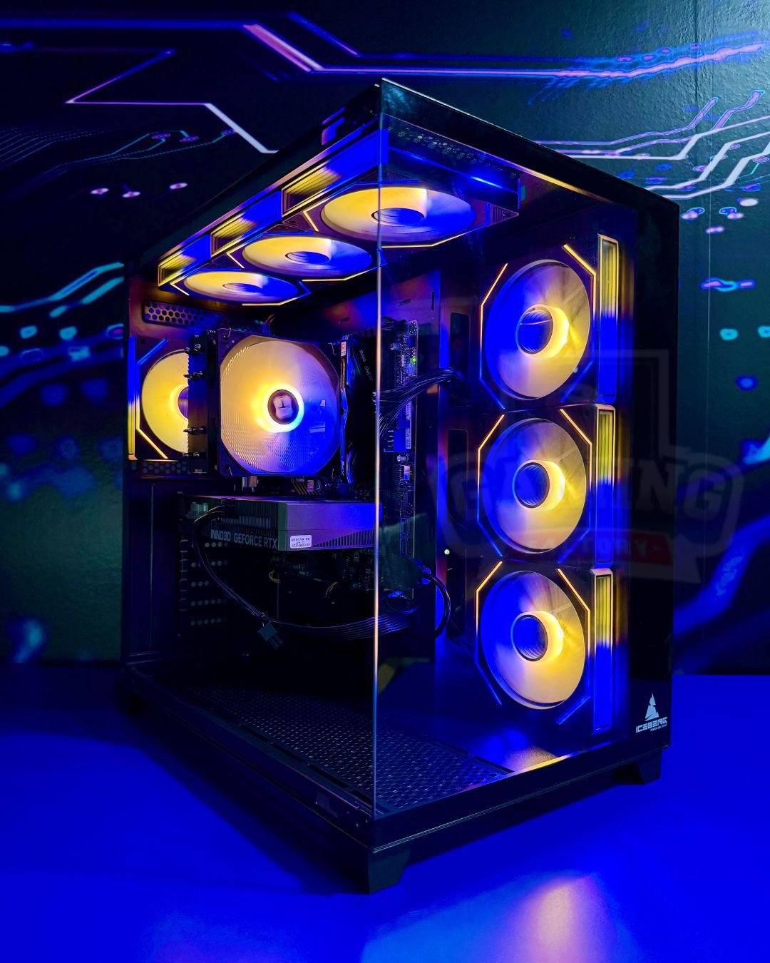 PC Rampage: Ryzen 5 9600X - Board B840M Wifi6 - RAM DDR5 16GB - M.2 1TB Gen4 - RTX 5070 12GB - 750W 80+