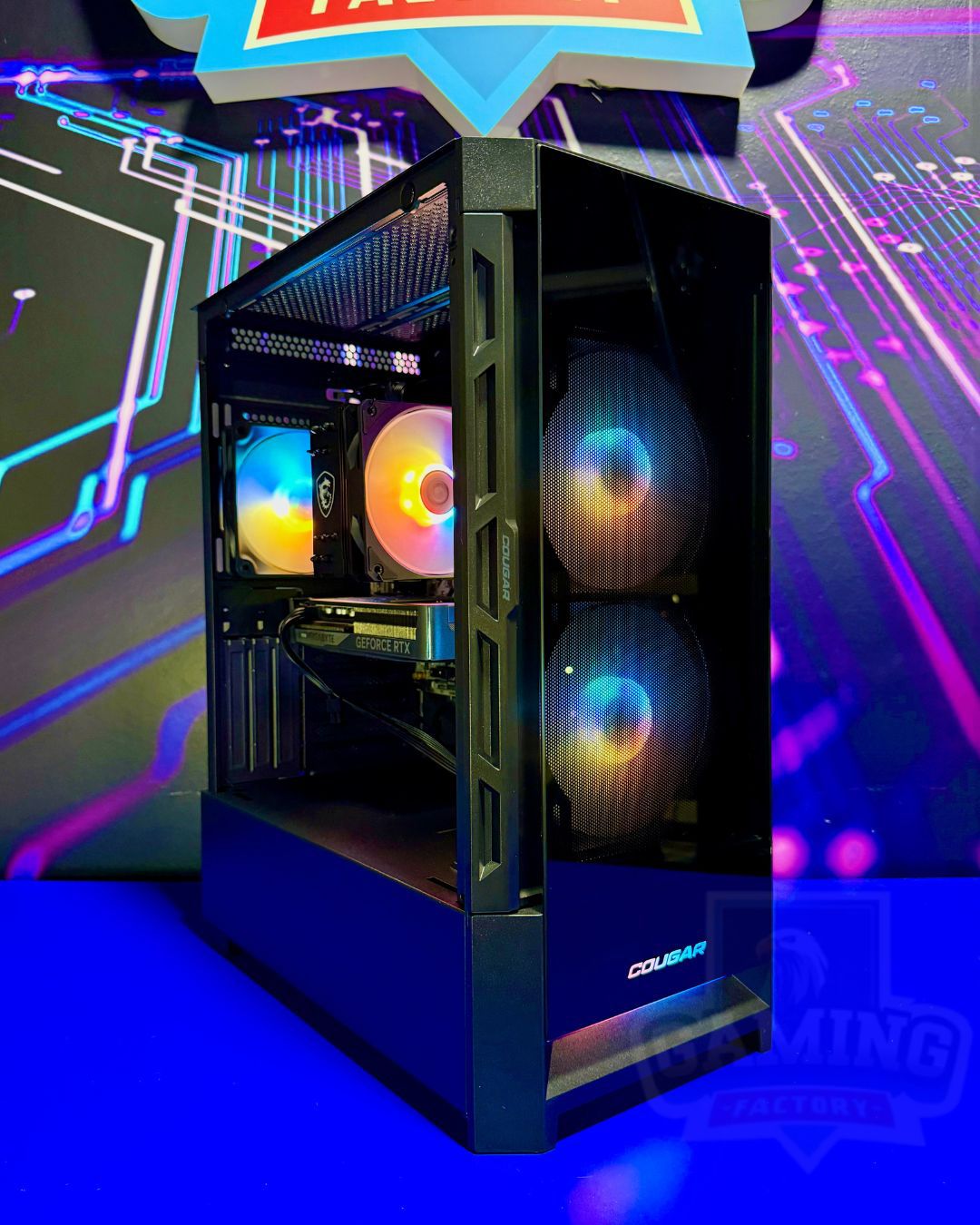 Torre Striker: Ryzen 5 9600X - Board B650M Wifi - DDR5 16GB RGB - M.2 512GB - RTX 5060Ti 16GB - 750W 80+