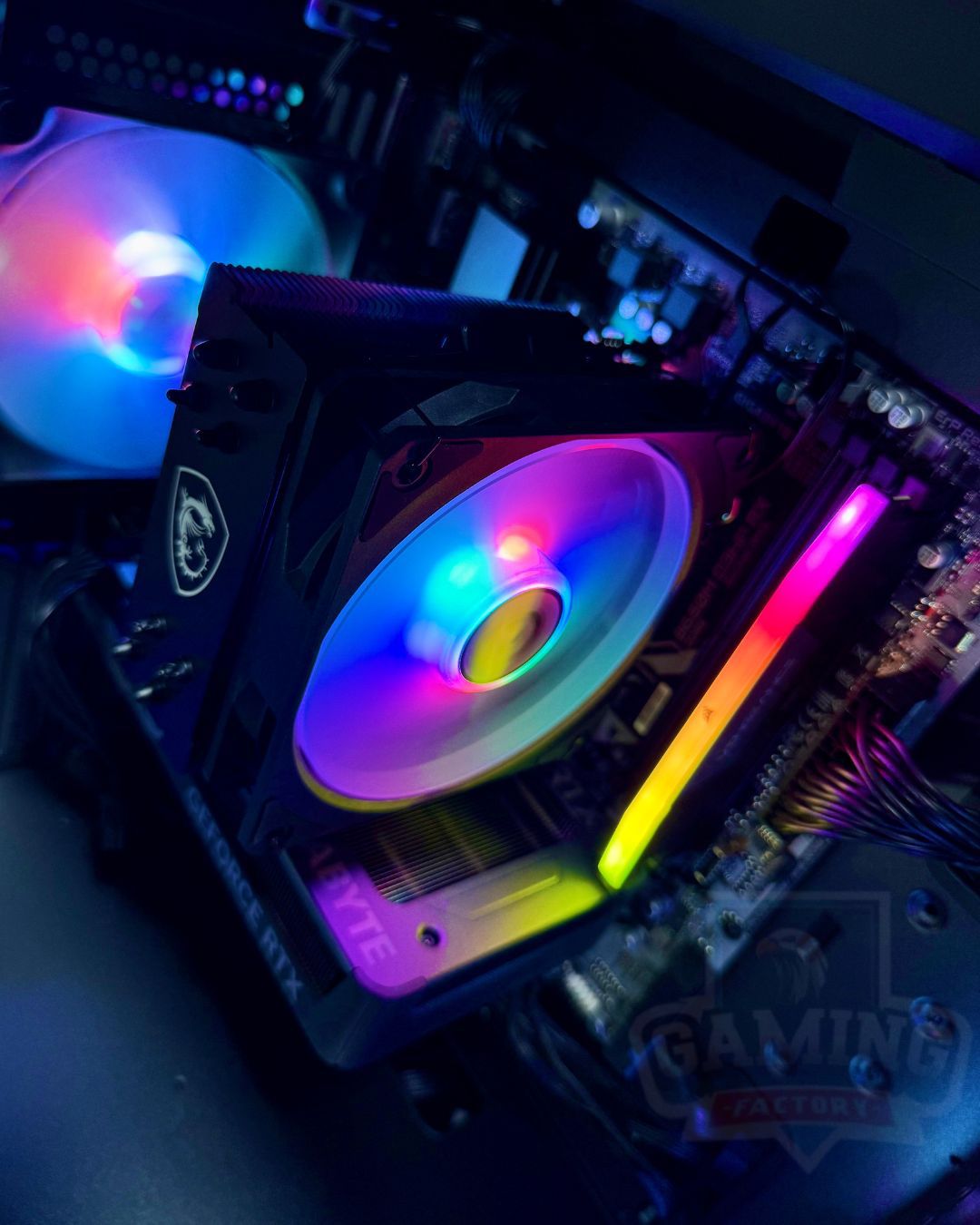 Torre Striker: Ryzen 5 9600X - Board B650M Wifi - DDR5 16GB RGB - M.2 512GB - RTX 5060Ti 16GB - 750W 80+