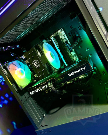 Combo Cyclone: AMD Ryzen 5 9600X - Board B650M Wifi - RAM DDR5 16GB RGB  - M.2 512GB  - RTX 5060 8GB - Monitor 25' 200Hz - Combo teclado y mouse