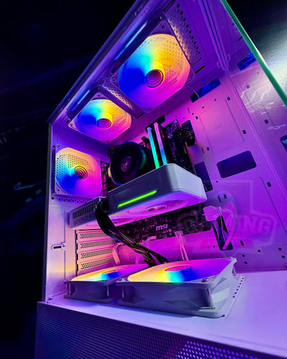 Torre Velvet: Ryzen 7 5700 - Board B550M Wifi - 16GB 2x8 RGB - M.2 512GB - Escoge la Gráfica - 850W 80+ Bronze