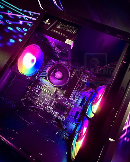 Torre Alfa: Ryzen 7 5700G - Board B550M Wifi - RAM DDR4 16GB - M.2 512GB - Radeon Integrados