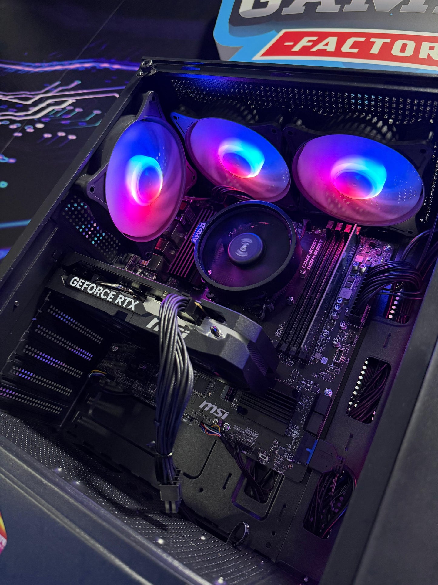 Combo Spartan: Ryzen 5 5500 - Board B550M Wifi - RAM DDR4 16GB - M.2 500GB - Escoge la gráfica - Monitor 24' 100Hz FHD - Teclado y mouse